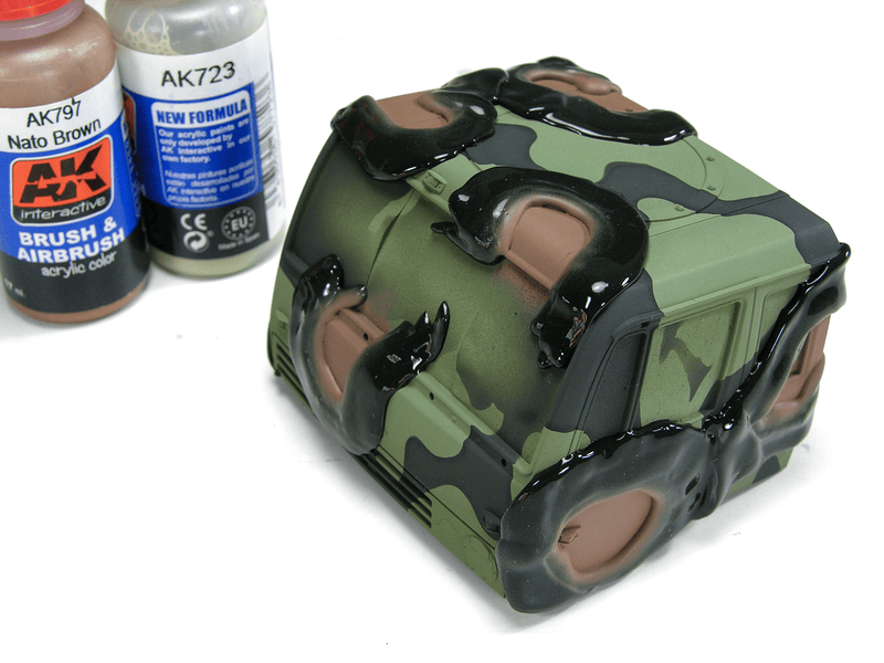 AK8076 Camouflage Elastic Putty