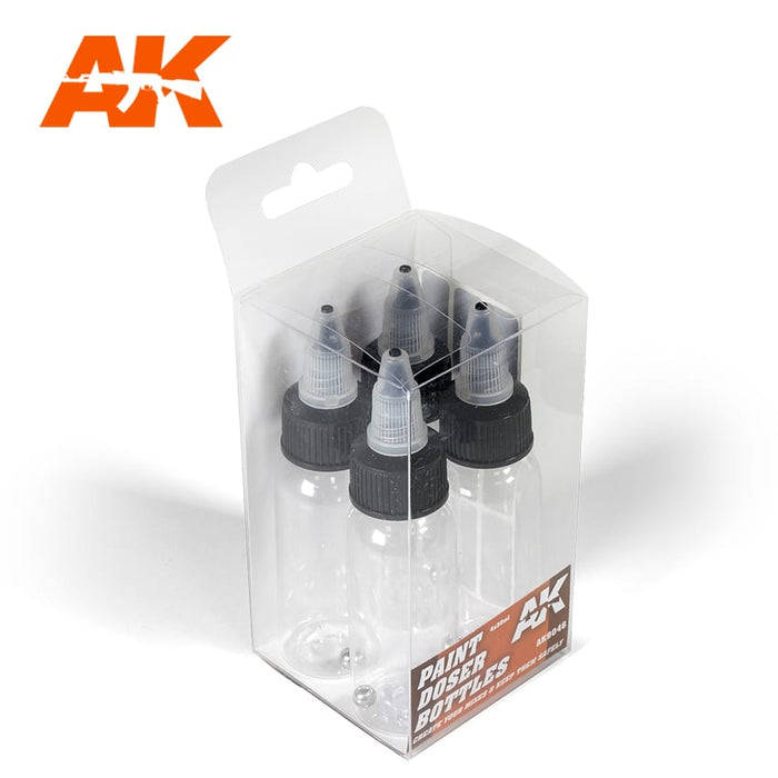 AK9046 Paint Doser Spare Bottles 4x 30ml