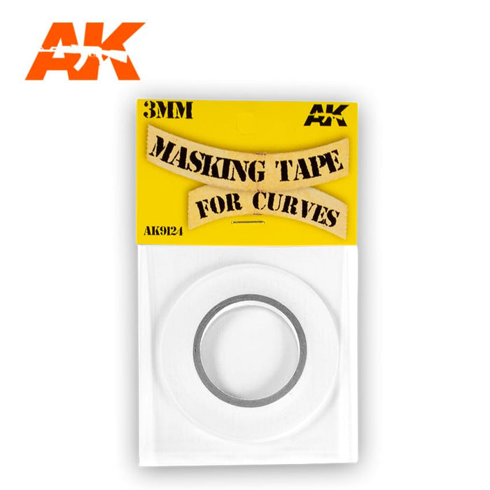 AK9124 Masking Tape for Curves 3MM