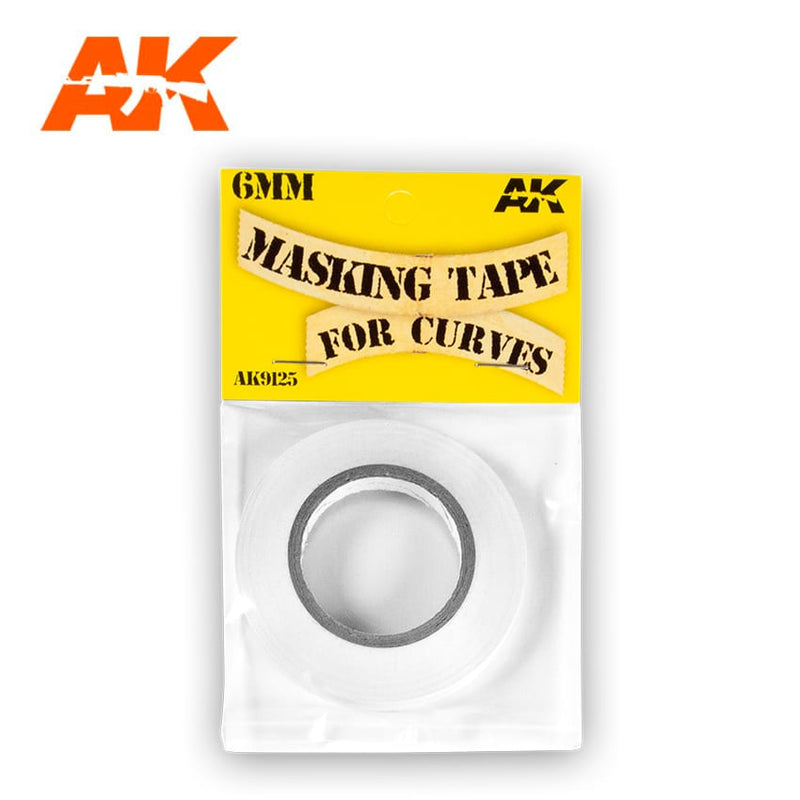 AK9125 Masking Tape for Curves 6MM
