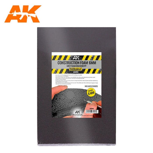 AK Interactive Construction Foam 2 Sheets (2 Sizes)