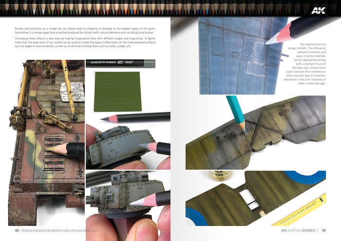 AK Interactive Learning Series #13 Weathering Pencil Techniques