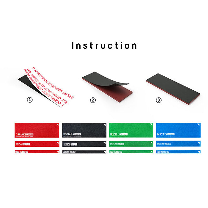 Dspiae AS-BL15 Aluminum Alloy Sanding Board (Blue)