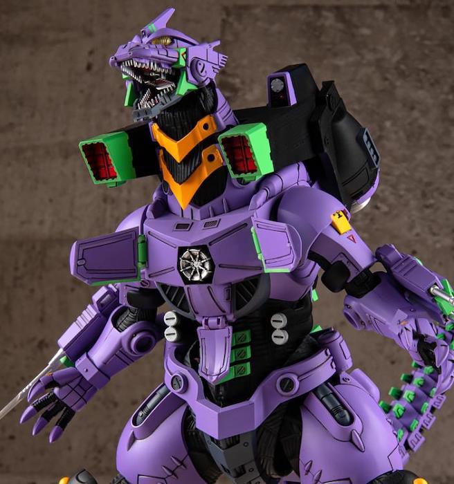 Godzilla VS Evangelion Mechagodzilla (Type-3 Kiryu Eva Unit-01 Color Ver.)