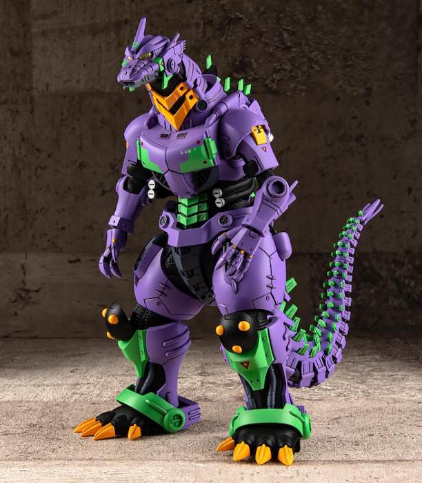 Godzilla VS Evangelion Mechagodzilla (Type-3 Kiryu Eva Unit-01 Color Ver.)