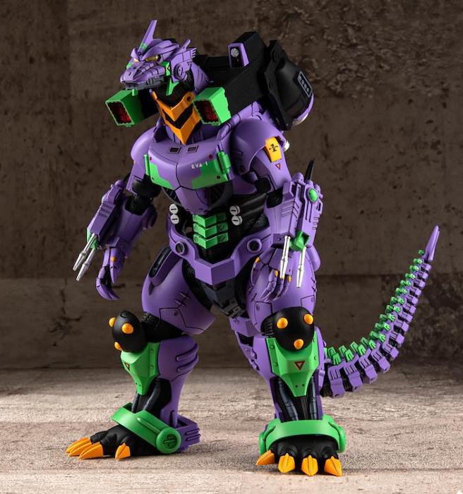 Godzilla VS Evangelion Mechagodzilla (Type-3 Kiryu Eva Unit-01 Color Ver.)