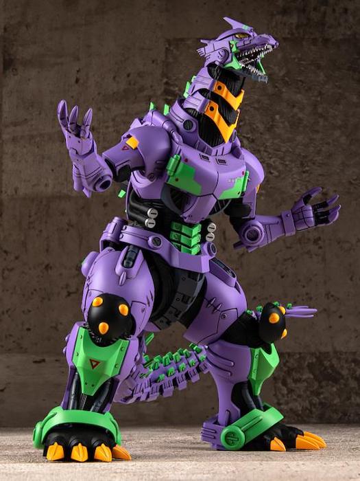 Godzilla VS Evangelion Mechagodzilla (Type-3 Kiryu Eva Unit-01 Color Ver.)