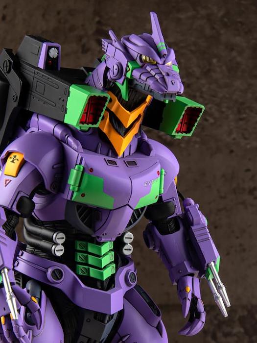 Godzilla VS Evangelion Mechagodzilla (Type-3 Kiryu Eva Unit-01 Color Ver.)