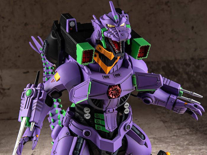 Godzilla VS Evangelion Mechagodzilla (Type-3 Kiryu Eva Unit-01 Color Ver.)