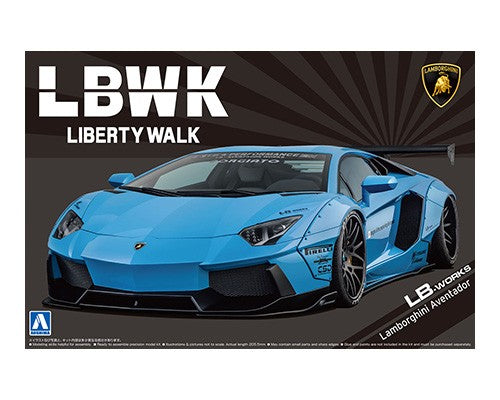 17 LBWK Liberty Walk Lamborghini Aventador Ver. 1 1/24