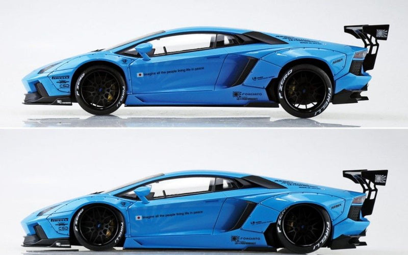 17 LBWK Liberty Walk Lamborghini Aventador Ver. 1 1/24