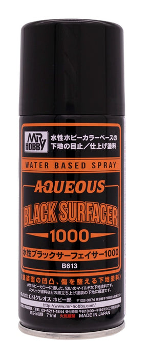 Aqueous Black Surfacer 1000 Spray B613