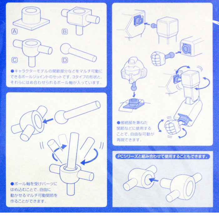 Ball Joints with Various Connectors