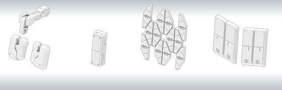 Builders Parts - HD 1/144 MS Armor 1 (White)