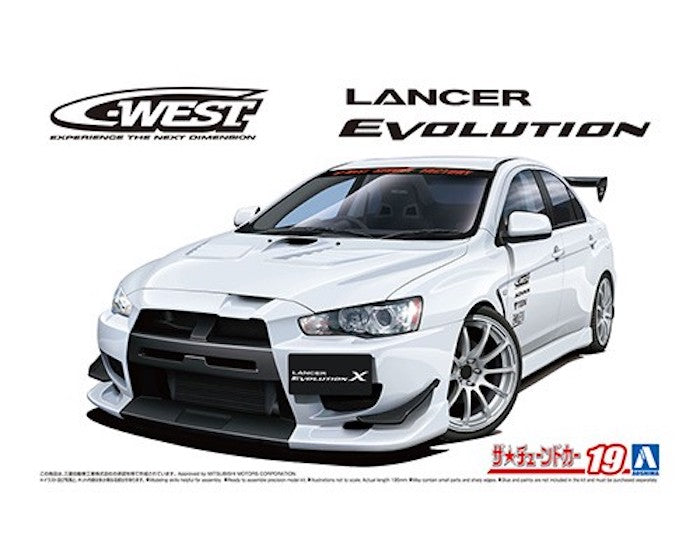 C-West CZ4A Lancer Evolution '07 Mitsubishi 1/24