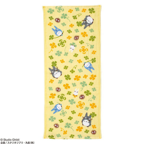 My Neighbor Totoro Flower (Clovers) - Ghibli Imabari Gauze Series (Face Towel) 