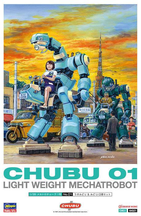 CHUBU 01 "Light Green & Green" Lightweight Mechatrobot 1/35
