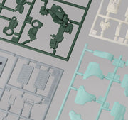 CHUBU 01 "Light Green & Green" Lightweight Mechatrobot 1/35