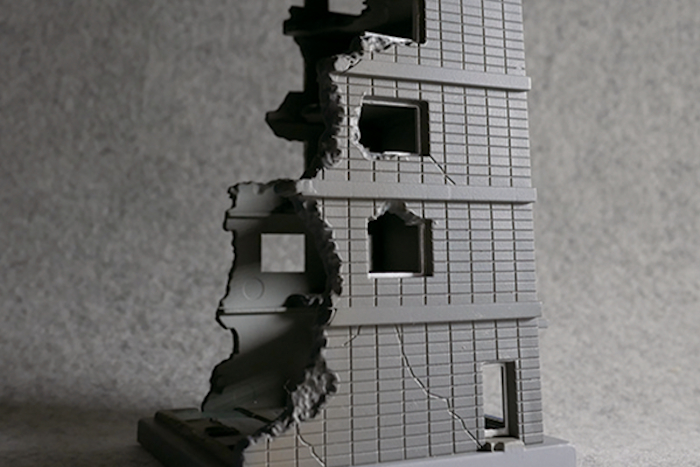 DCM02 Destroyed Building A 1/144