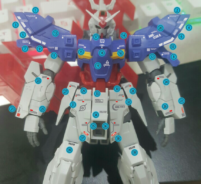 DD HG Moon Water Decal