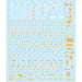 Delpi Decal MG Banshee Ver.Ka Water Decal(White & Gold Holo)