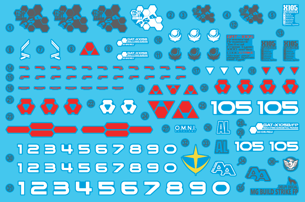 DD MG Build Strike Water Decal