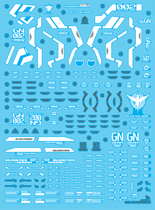 DD MG Dynames Water Decal(Normal)