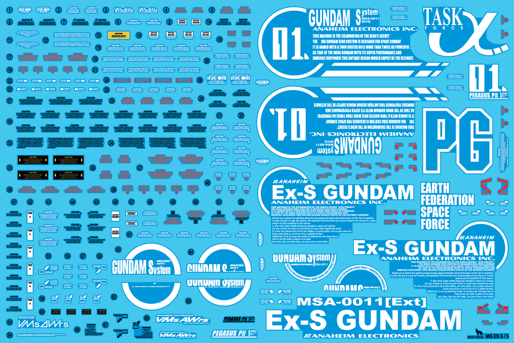 DD MG Ex-S Water Decal