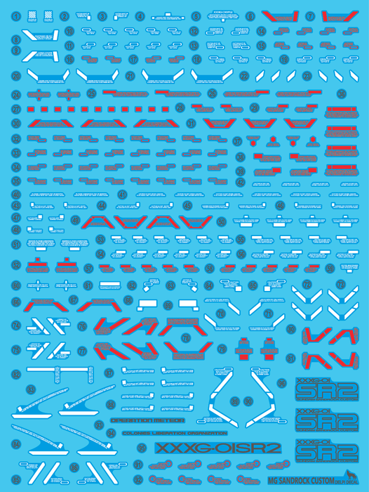 DD MG Sandrock Custom Water Decal