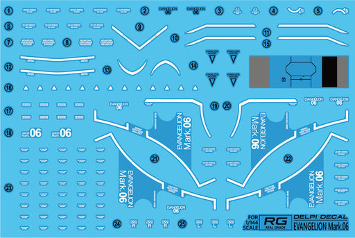 DD RG Evangelion Unit-06 Water Decal