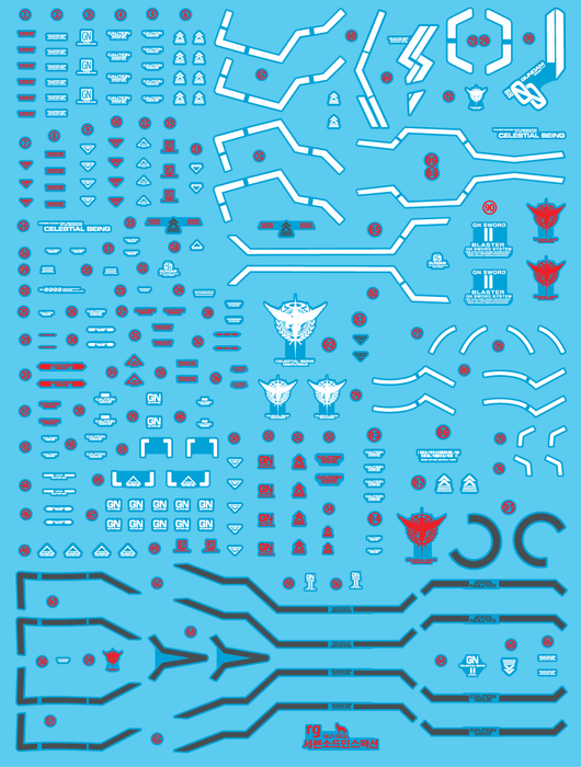 DD RG OO Seven Sword/G Inspection Water Decal