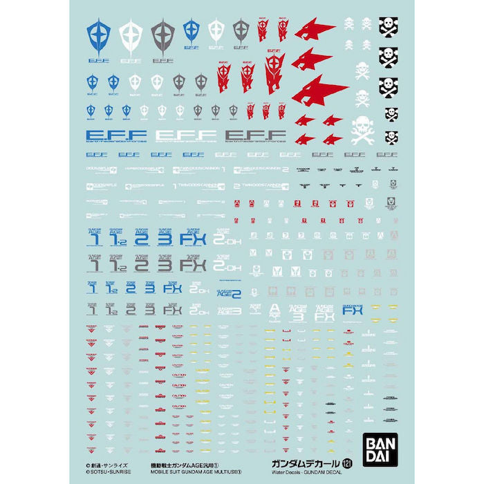 Decal 121 - Mobile Suit Gundam AGE General Purpose 1