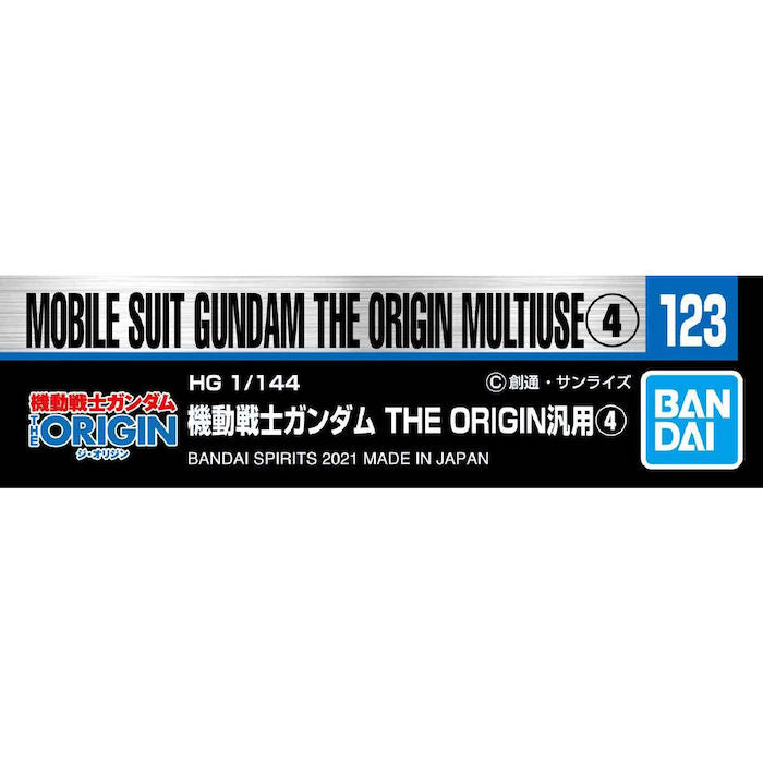 Decal 123 - Mobile Suit Gundam The Origin General Purpose 4
