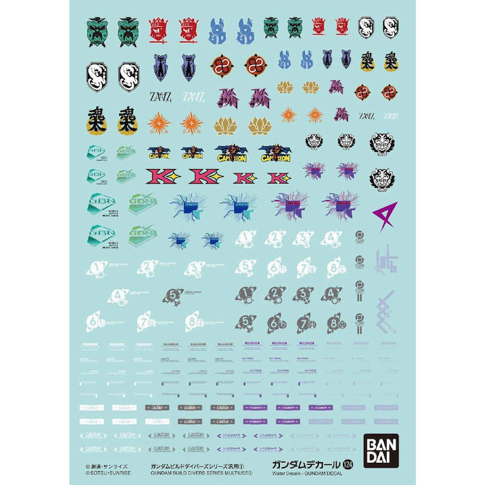 Decal 124 - Gundam Build Divers Series General Purpose 1