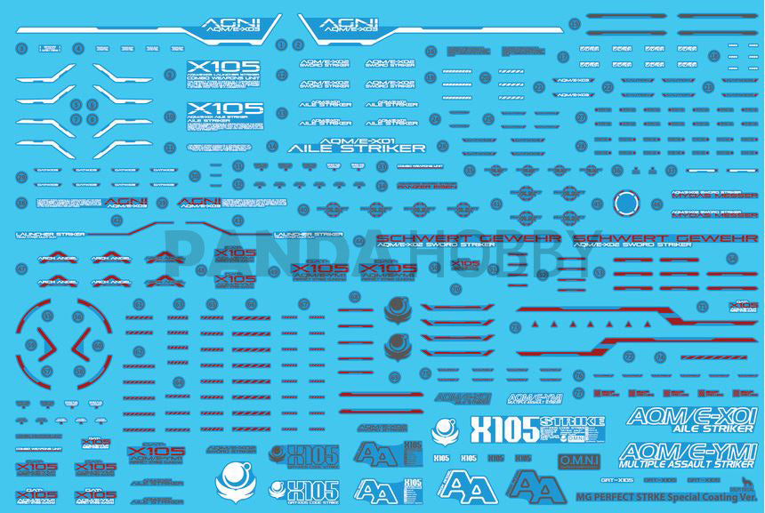 DD MG Perfect Strike Holo Water Decal