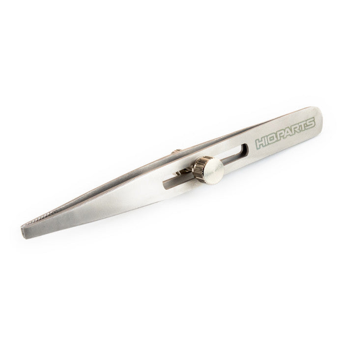 Devel Lock Tweezers Flat Head