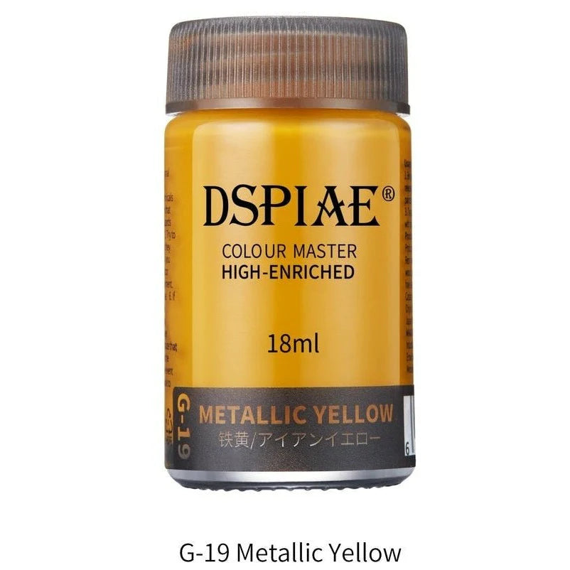 Dspiae Basic Colour G-19 - Metallic Yellow — Panda Hobby