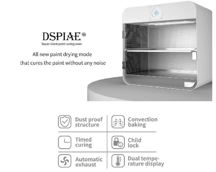 Dspiae C-501N Super Silent Paint Curing Oven
