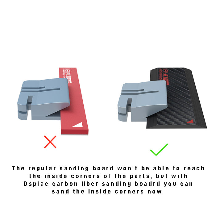 Dspiae CFB-25 Carbon Fiber Sanding Board (1 piece)
