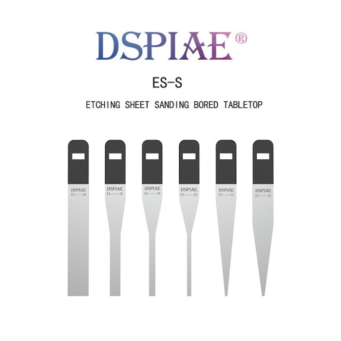 Dspiae ES-S Etching Sheet Sanding Board Set