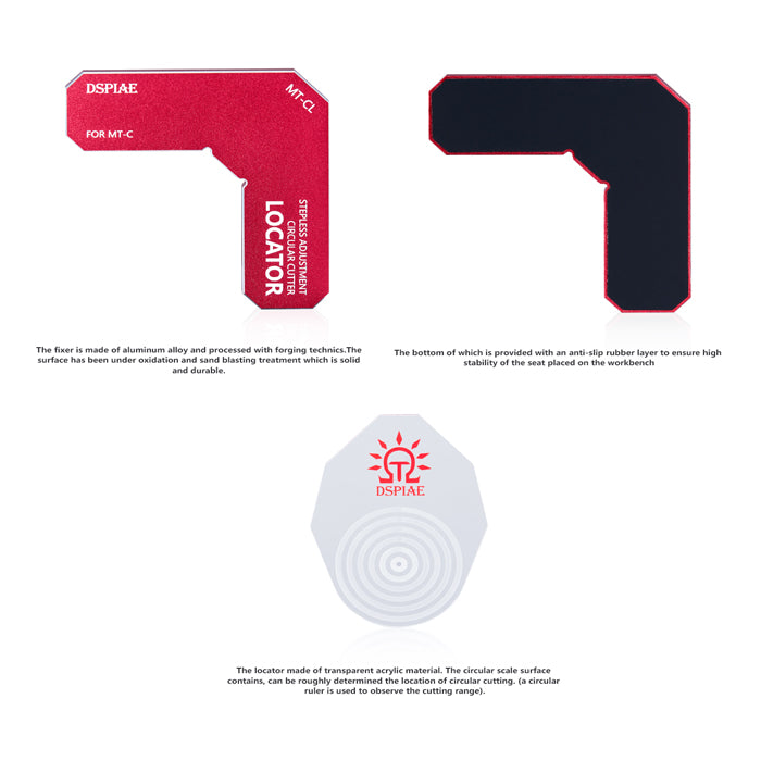 Dspiae MT-CL Stepless Adjustment Circular Cutter Locator