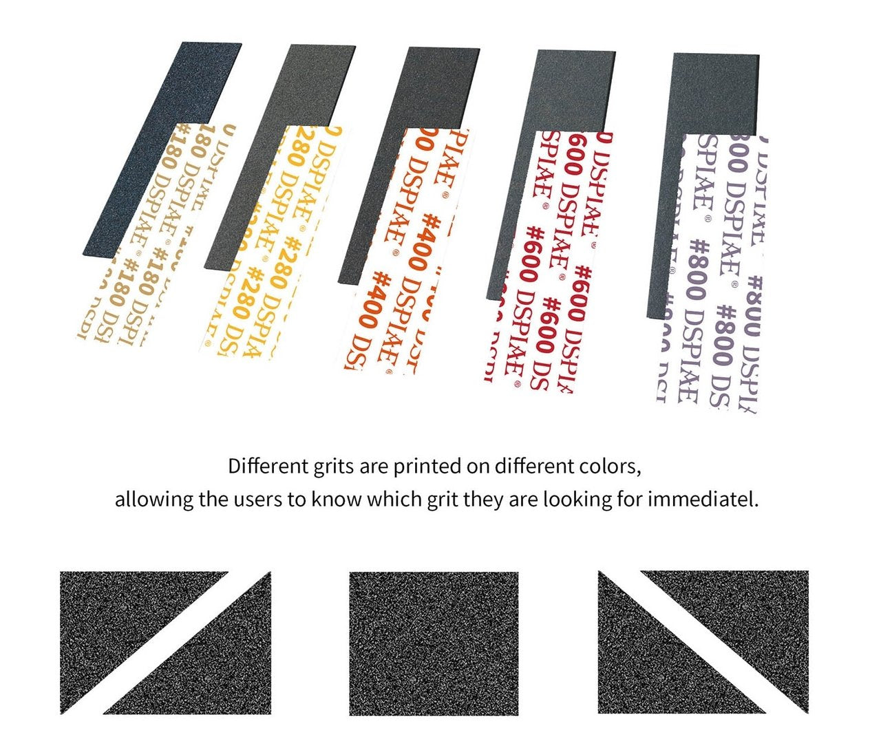 Dspiae SPS01 PreCut Self Adhesive Sandpaper Set 180800 — Panda Hobby