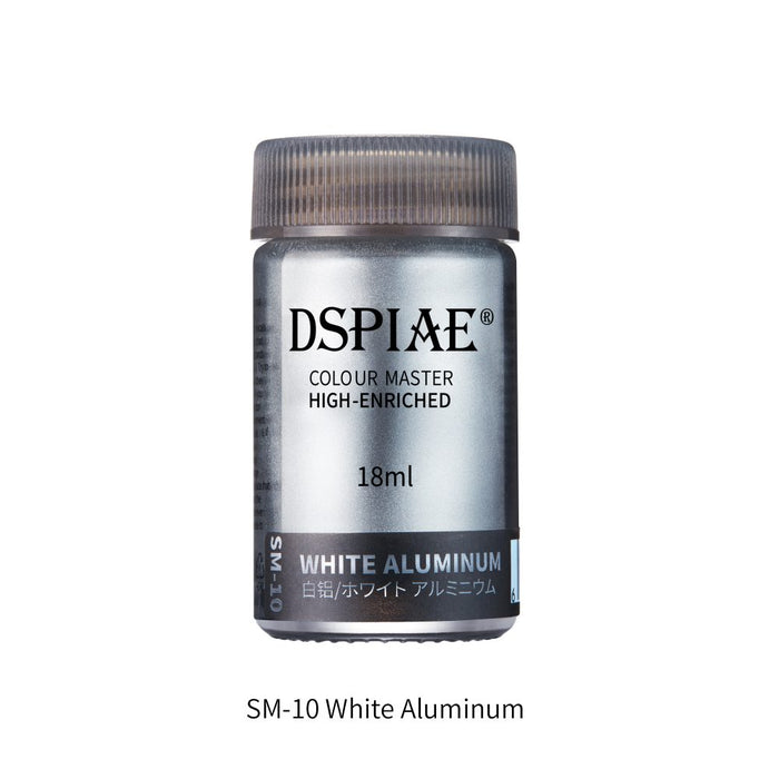 Dspiae Super Metallic SM-10 - White aluminum