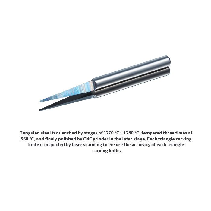 Dspiae TS-01 Tungsten Steel Triangle Carving Knife