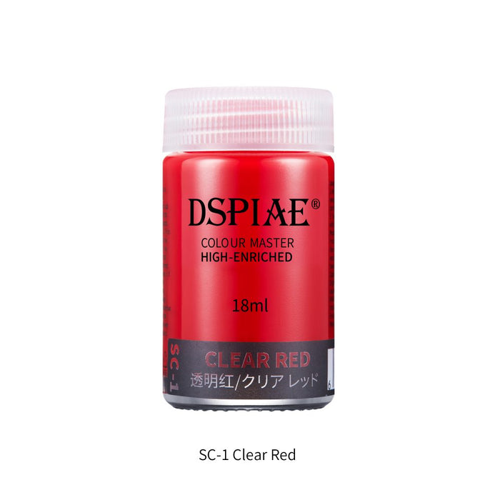 Dspiae Transparent Colour SC-1 - Clear Red