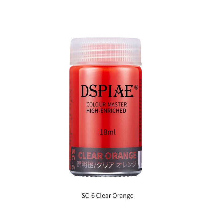 Dspiae Transparent Colour SC-6 - Clear orange