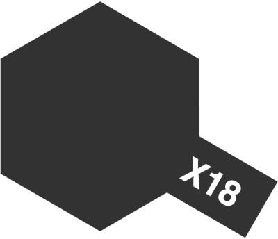 X-18 Semi Gloss Black
