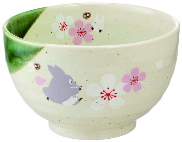 Totoro Traditional Japanese Dish Series - Bowl (Sakura/Cherry Blossom) - My Neighbor Totoro