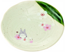 Totoro Traditional Japanese Dish Series - Dinner Plate (Sakura/Cherry Blossom) - My Neighbor Totoro