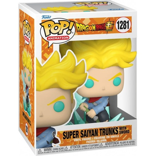 Funko Pop Dragon Ball Super 1281 Super Saiyan Trunks With Spirit Sword